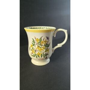 Portmeirion Botanic Garden Terrace Mug 10 Oz Jasminum Revolutum Yellow Jasmine